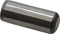 Value Collection - 1/2" Diam x 1-1/4" Pin Length Grade 8 Alloy Steel Standard Dowel Pin - C 50-58 Hardness, 51,000 Lb Breaking Strength, 1 Beveled & 1 Rounded End - USA Tool & Supply