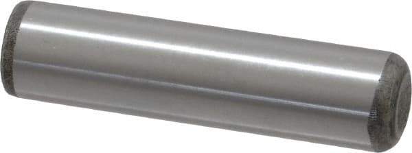 Value Collection - 1/2" Diam x 2" Pin Length Grade 8 Alloy Steel Standard Dowel Pin - C 50-58 Hardness, 51,000 Lb Breaking Strength, 1 Beveled & 1 Rounded End - USA Tool & Supply