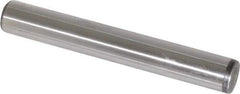 Value Collection - 1/2" Diam x 3-1/2" Pin Length Grade 8 Alloy Steel Standard Dowel Pin - C 50-58 Hardness, 51,000 Lb Breaking Strength, 1 Beveled & 1 Rounded End - USA Tool & Supply