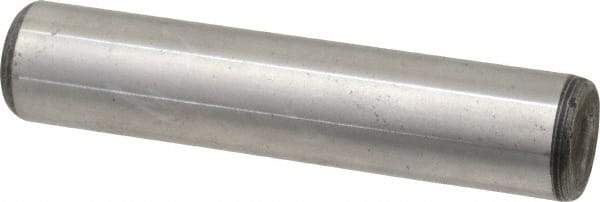 Value Collection - 5/8" Diam x 3" Pin Length Grade 8 Alloy Steel Standard Dowel Pin - C 50-58 Hardness, 79,800 Lb Breaking Strength, 1 Beveled & 1 Rounded End - USA Tool & Supply