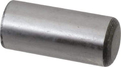 Value Collection - 7/8" Diam x 2" Pin Length Grade 8 Alloy Steel Standard Dowel Pin - C 50-58 Hardness, 156,000 Lb Breaking Strength, 1 Beveled & 1 Rounded End - USA Tool & Supply