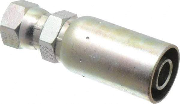 Eaton - 3/4-16 SAE Straight Hydraulic Hose Fitting - 5/8" Hose Diam - USA Tool & Supply