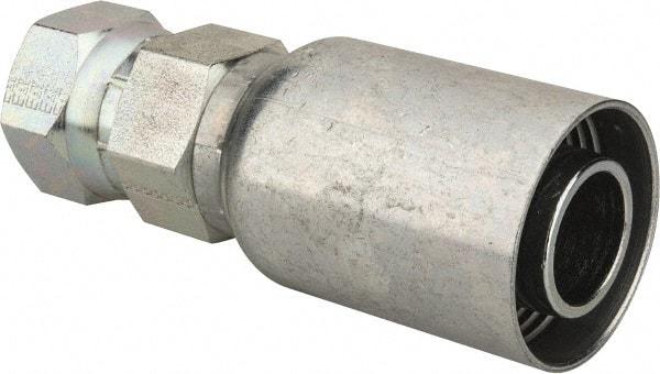 Eaton - 1-1/16-12 SAE Straight Hydraulic Hose Fitting - 1" Hose Diam - USA Tool & Supply