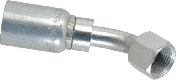 Eaton - 3/4-16 Thread Hydraulic Hose Elbow - 1/2" Hose Diam - USA Tool & Supply