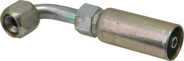 Eaton - 1/2-20 SAE Hydraulic Hose Elbow - 1/4" Hose Diam - USA Tool & Supply