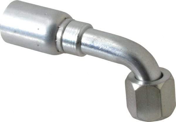 Eaton - 7/8-14 SAE Hydraulic Hose Elbow - 1/2" Hose Diam - USA Tool & Supply