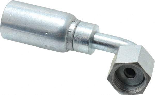 Eaton - 11/16-16 Thread Hydraulic Hose Elbow - 3/8" Hose Diam - USA Tool & Supply