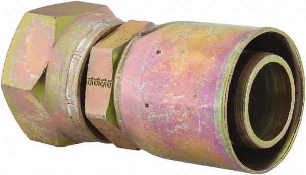 Eaton - 1-5/16-12 SAE Straight Hydraulic Hose Fitting - 1" Hose Diam - USA Tool & Supply