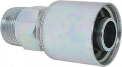 Eaton - 1 - 1/4-11-1/2 Thread Straight Hydraulic Hose Fitting - 1 1/4" Hose Diam - USA Tool & Supply