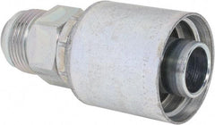 Eaton - 1 - 5/16-12 SAE Straight Hydraulic Hose Fitting - 1" Hose Diam - USA Tool & Supply