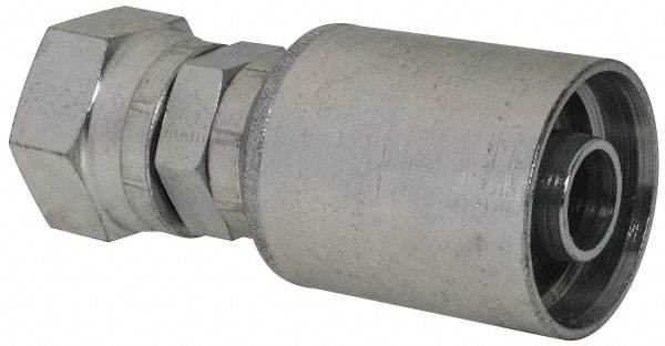 Eaton - 1 - 3/16-12 Thread Straight Hydraulic Hose Fitting - 3/4" Hose Diam - USA Tool & Supply