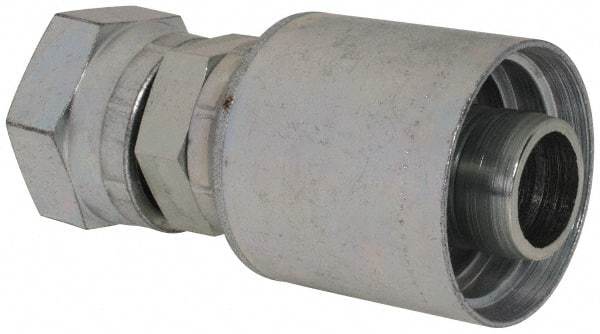 Eaton - 1 - 7/16-12 Thread Straight Hydraulic Hose Fitting - 1" Hose Diam - USA Tool & Supply