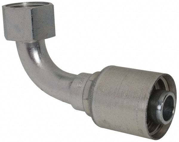 Eaton - 1 - 7/16-12 Thread Hydraulic Hose Elbow - 1" Hose Diam - USA Tool & Supply