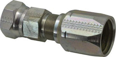 Eaton - 1-5/16-12 SAE Straight Hydraulic Hose Fitting - 1" Hose Diam - USA Tool & Supply