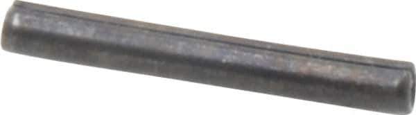 Made in USA - 3/32" Diam x 3/4" Long Slotted Spring Pin - Grade 1070-1090 Alloy Steel, Black Oxide Finish - USA Tool & Supply