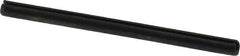 Made in USA - 3/32" Diam x 1-1/2" Long Slotted Spring Pin - Grade 1070-1090 Alloy Steel, Black Oxide Finish - USA Tool & Supply