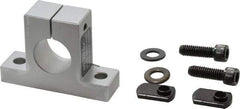 80/20 Inc. - 3 Inch Wide x 2-1/8 Inch High x 7/8 Inch Deep Single Horizontal Base - 1.004 Inch Hole x 0.328 Inch Bolt Hole Diameter - USA Tool & Supply