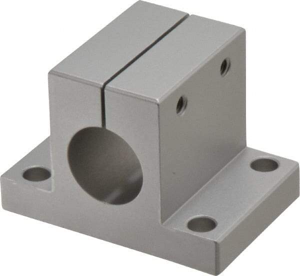 80/20 Inc. - 1-1/2 Inch Wide x 2-1/8 Inch High x 3 Inch Deep Double Horizontal Base - 1.004 Inch Hole x 0.328 Inch Bolt Hole Diameter - USA Tool & Supply