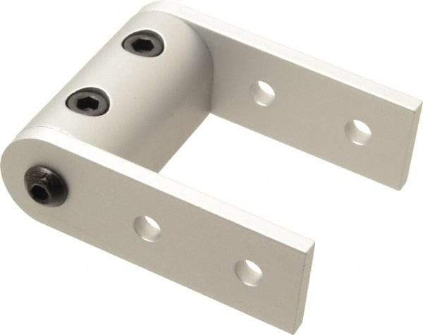 80/20 Inc. - 3" High, Open Shelving 3" Universal Arm Pivot - Aluminum, Use with Series 10 & Bolt Kit 3393 - USA Tool & Supply