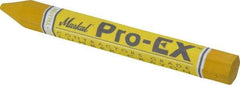 Markal - Chalk Lumber Crayon - Yellow - USA Tool & Supply