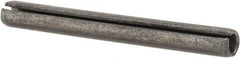 Made in USA - 3/16" Diam x 1-3/4" Long Slotted Spring Pin - Grade 1070-1090 Alloy Steel, Black Oxide Finish - USA Tool & Supply
