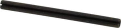 Made in USA - 3/16" Diam x 2-1/2" Long Slotted Spring Pin - Grade 1070-1090 Alloy Steel, Black Oxide Finish - USA Tool & Supply