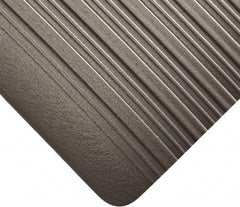 Wearwell - 60' Long x 3' Wide, Dry Environment, Anti-Fatigue Matting - Gray, Vinyl with Vinyl Sponge Base - USA Tool & Supply