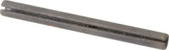 Made in USA - 1/4" Diam x 2-3/4" Long Slotted Spring Pin - Grade 1070-1090 Alloy Steel, Black Oxide Finish - USA Tool & Supply
