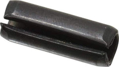 Made in USA - 5/16" Diam x 7/8" Long Slotted Spring Pin - Grade 1070-1090 Alloy Steel, Black Oxide Finish - USA Tool & Supply