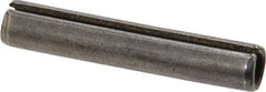 Made in USA - 5/16" Diam x 1-3/4" Long Slotted Spring Pin - Grade 1070-1090 Alloy Steel, Black Oxide Finish - USA Tool & Supply