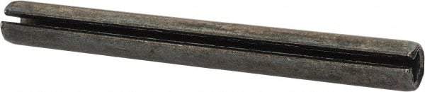 Made in USA - 5/16" Diam x 3" Long Slotted Spring Pin - Grade 1070-1090 Alloy Steel, Black Oxide Finish - USA Tool & Supply