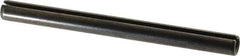 Made in USA - 5/16" Diam x 3-3/4" Long Slotted Spring Pin - Grade 1070-1090 Alloy Steel, Black Oxide Finish - USA Tool & Supply