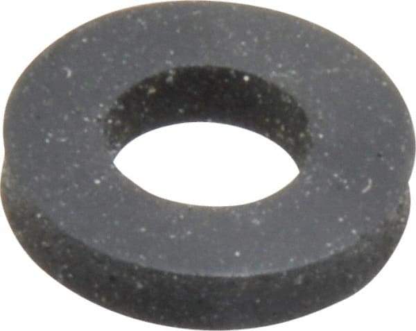 Made in USA - 1/4" Screw, Grade 60 Neoprene Standard Flat Washer - 0.23" ID x 1/2" OD, 0.108" Thick, Plain Finish - USA Tool & Supply