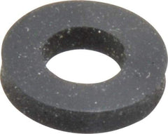 Made in USA - 1/4" Screw, Grade 60 Neoprene Standard Flat Washer - 0.23" ID x 1/2" OD, 0.108" Thick, Plain Finish - USA Tool & Supply