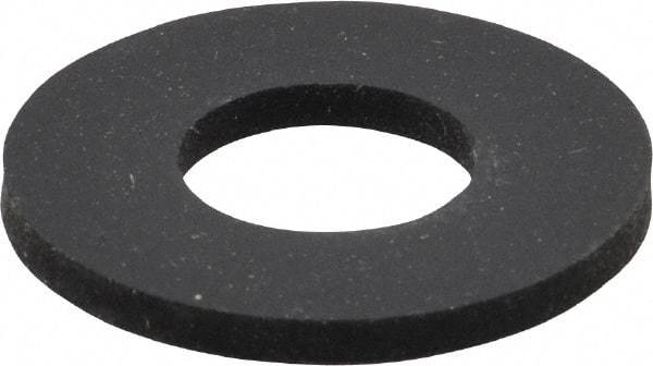 Made in USA - 1/2" Screw, Grade 60 Neoprene Standard Flat Washer - 0.49" ID x 1.063" OD, 0.108" Thick, Plain Finish - USA Tool & Supply