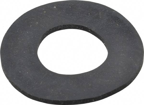 Made in USA - #1 Screw, Grade 60 Neoprene Standard Flat Washer - 0.99" ID x 2" OD, 0.108" Thick, Plain Finish - USA Tool & Supply