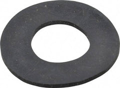 Made in USA - #1 Screw, Grade 60 Neoprene Standard Flat Washer - 0.99" ID x 2" OD, 0.108" Thick, Plain Finish - USA Tool & Supply