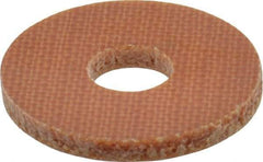 Made in USA - #10 Screw, Grade LE Phenolic Standard Flat Washer - 0.202" ID x 0.632" OD, 0.063" Thick, Plain Finish - USA Tool & Supply