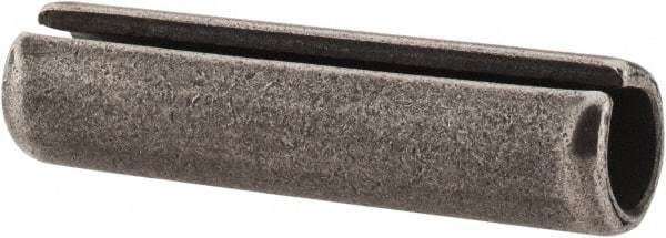 Made in USA - 1/2" Diam x 2" Long Slotted Spring Pin - Grade 1070-1090 Alloy Steel, Black Oxide Finish - USA Tool & Supply