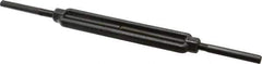 Made in USA - 1,200 Lb Load Limit, 3/8" Thread Diam, 6" Take Up, Steel Stub & Stub Turnbuckle - 7-1/4" Body Length, 7/16" Neck Length, 13" Closed Length - USA Tool & Supply