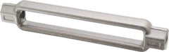 Made in USA - 3,500 Lb Load Limit, 5/8" Thread Diam, 6" Take Up, Steel Turnbuckle Body Turnbuckle - 7-3/4" Body Length, 7/8" Neck Length, 15" Closed Length - USA Tool & Supply