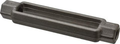 Made in USA - 7,200 Lb Load Limit, 7/8" Thread Diam, 6" Take Up, Steel Turnbuckle Body Turnbuckle - 8-3/8" Body Length, 1-3/16" Neck Length, 17" Closed Length - USA Tool & Supply