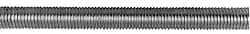 Value Collection - #6-32 UNC (Coarse), 3' Long, Aluminum Threaded Rod - Right Hand Thread - USA Tool & Supply