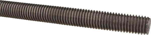 Made in USA - 5/8-11 UNC (Coarse), 3' Long, Low Carbon Steel Threaded Rod - Oil Finish Finish, Right Hand Thread - USA Tool & Supply