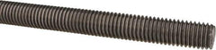 Made in USA - 5/8-11 UNC (Coarse), 3' Long, Low Carbon Steel Threaded Rod - Oil Finish Finish, Right Hand Thread - USA Tool & Supply