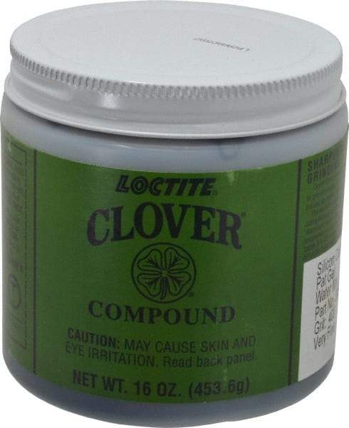 Loctite - 1 Lb Water Soluble Compound - Compound Grade Super Fine, 400 Grit, Black & Gray, Use on General Purpose - USA Tool & Supply