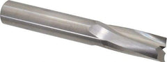 Onsrud - 1/2" Cutting Diam x 1-1/8" Length of Cut, 2 Flute, Upcut Spiral Router Bit - Uncoated, Right Hand Cut, Solid Carbide, 3-1/2" OAL x 1/2" Shank Diam, Double Edge, 11° Helix Angle - USA Tool & Supply