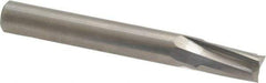 Onsrud - 3/8" Cutting Diam x 5/8" Length of Cut, 3 Flute, Upcut Spiral Router Bit - Uncoated, Right Hand Cut, Solid Carbide, 3" OAL x 3/8" Shank Diam, Three Edge, 10° Helix Angle - USA Tool & Supply