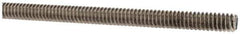 Made in USA - #10-24 UNC (Coarse), 3' Long, Stainless Steel Threaded Rod - Right Hand Thread - USA Tool & Supply