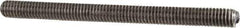 Made in USA - #10-32 UNF (Fine), 3' Long, Stainless Steel Threaded Rod - Right Hand Thread - USA Tool & Supply